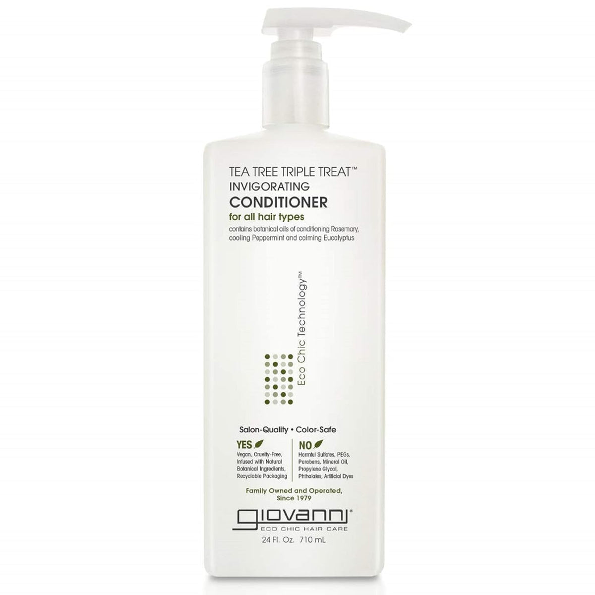 GIOVANNI Tea Tree Triple Treat Invigorating Conditioner, 24 oz (1 Pack)