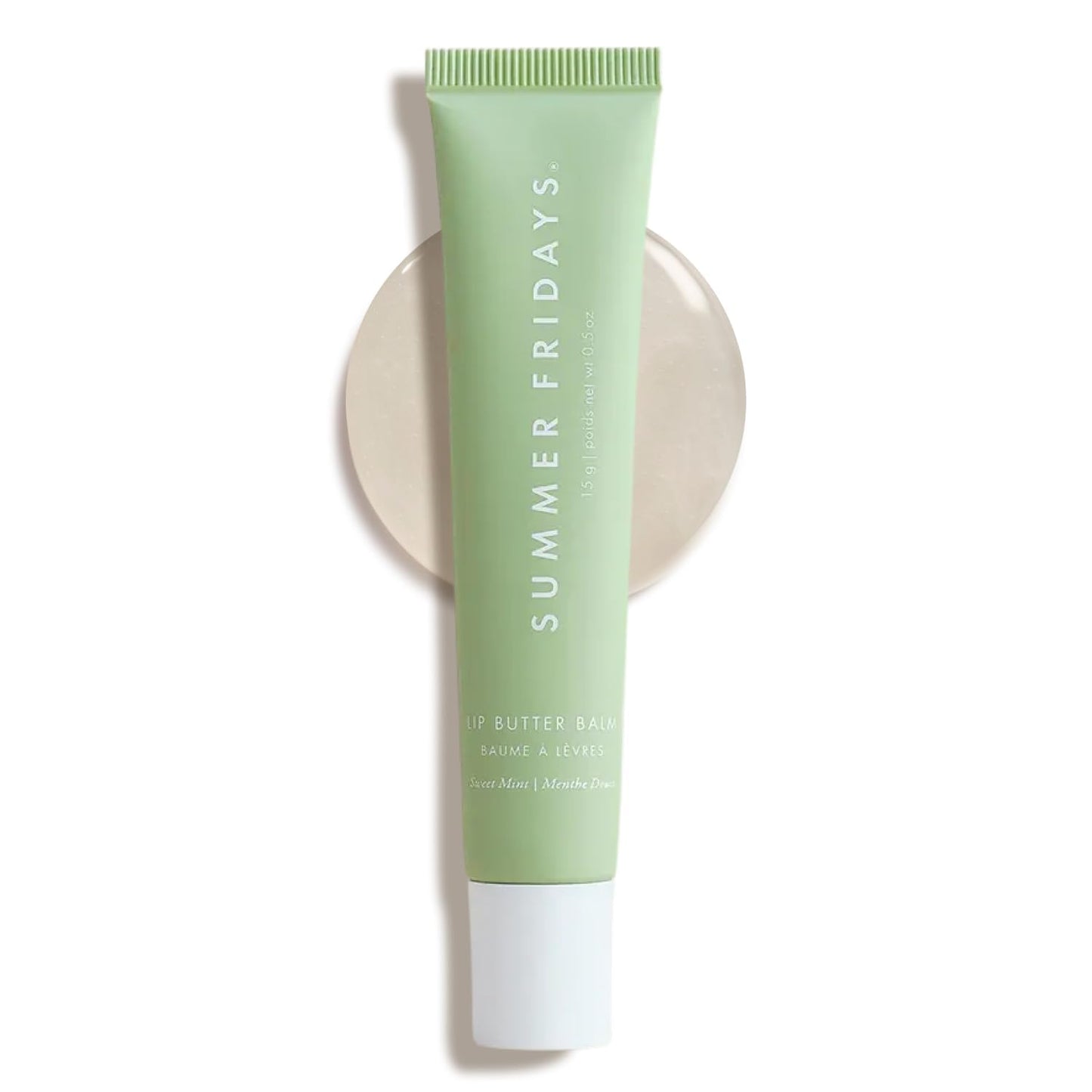 Summer Fridays Lip Butter Balm - Hydrating Overnight Lip Mask + Clear Gloss for Instant Shine - With Nourishing Shea Butter - Everyday Makeup + Beauty and Personal Care Summer Fridays