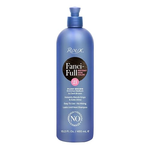 Roux Fanci-Full Instant Hair Color, #21 Plush Brown, 15.2 Fl Oz Beauty & Personal Care Roux