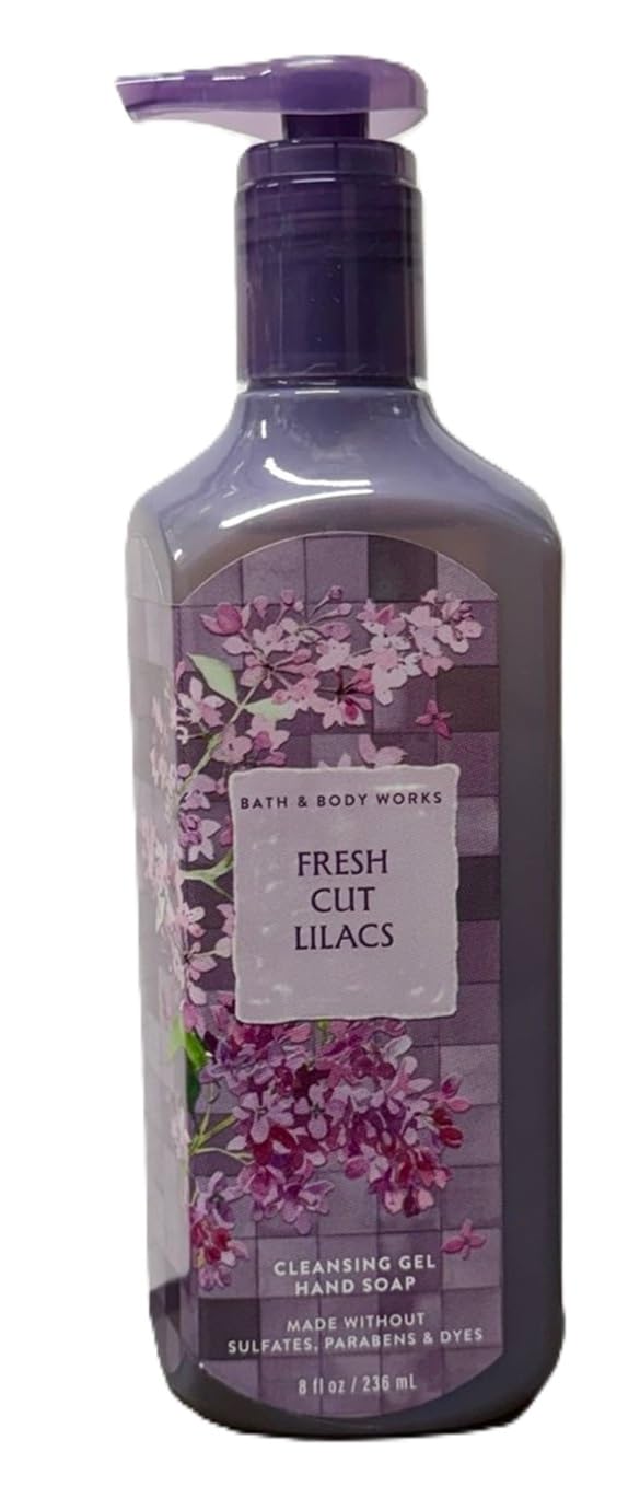 Bath & Body Works Cleansing Gel Hand Soap - 8 fl oz (Fresh Cut Lilacs) Beauty & Personal Care Bath & Body Works