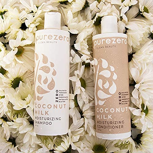 Purezero 20 Oz Value Pack Coconut Milk Shampoo & Conditioner Set, Bulk Pack, Intense Hydration & Increase Shine, Fight Dandruff & Frizz, Zero Beauty & Personal Care Purezero