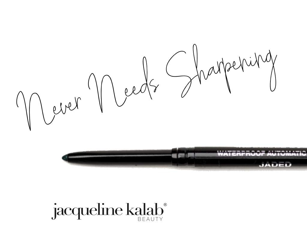 Indelible Eyes Smooth Waterproof Gel Eyeliner - PITCH BLACK - Smudge proof - Ultra Smooth - Super Easy - Long lasting - Blender tip - Longwear - no Beauty & Personal Care Jacqueline Kalab