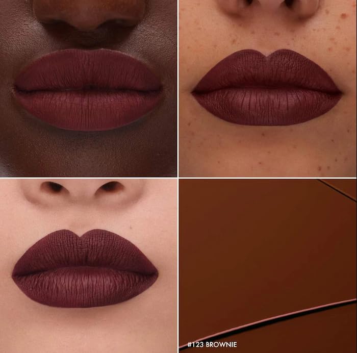 SEPHORA Collection Cream Lip Stain - 123 Brownie (matte dark brown) 0.16 oz. / 5 mL Beauty & Personal Care SEPHORA