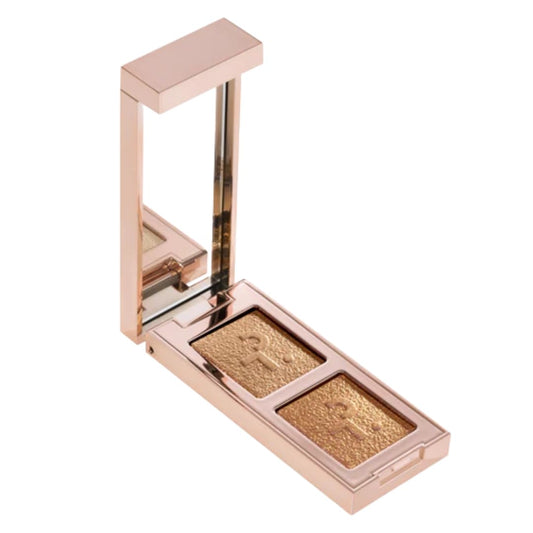 PATRICK TA Major Dimensions Eye Illusions Eyeshadow Duo, Do You Know Who I Am?, Maple Sparkle, Sunset Sparkle