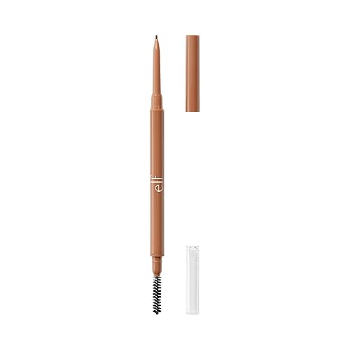 e.l.f. Micro-Fine Brow Pencil, Waterproof Brow Color & Spoolie For Shaping Brows & Creating A Feathered Natural-Looking Finish, Vegan Beauty & Personal Care e.l.f.
