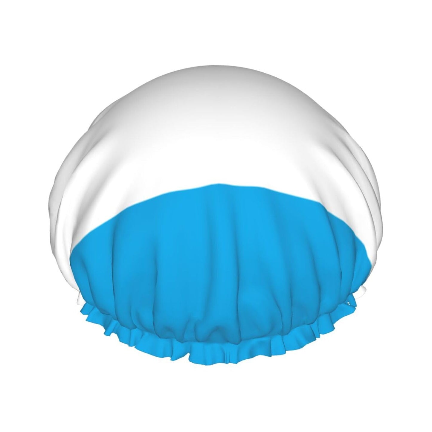 Luxembourg Flag Prints Shower Cap Double Layer Lined Waterproof Bathing Shower Hat Beauty and Personal Care Hayyett