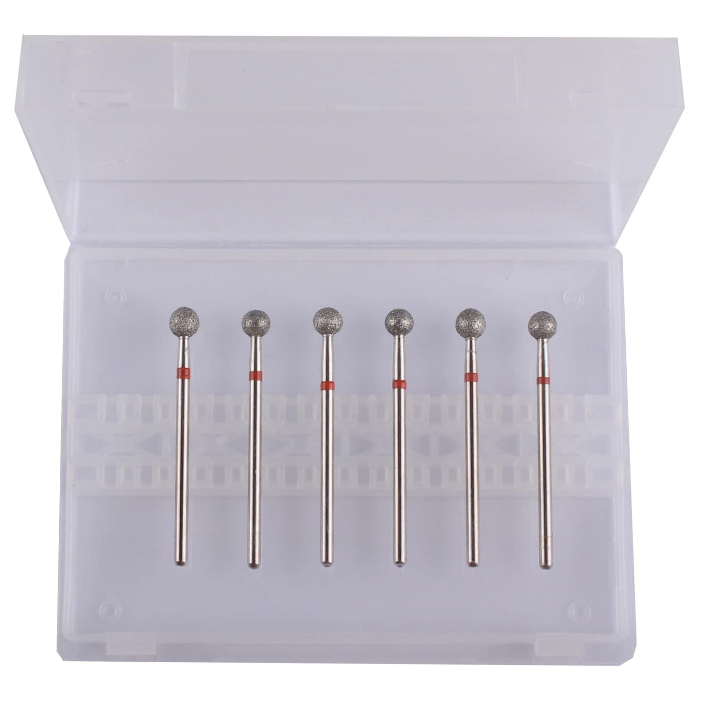 MZCMSL 6pcs Pro Diamond Ball Bits,Cuticle Drill Bit Set for Russian Manicure,3/32 Shank efile Bit (?5.0mm) Beauty & Personal Care MZCMSL