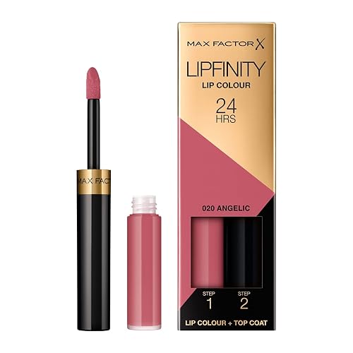 Max Factor Lipfinity Lipstick for Women, # 020 Angelic, 0.14 Ounce Beauty & Personal Care Max Factor