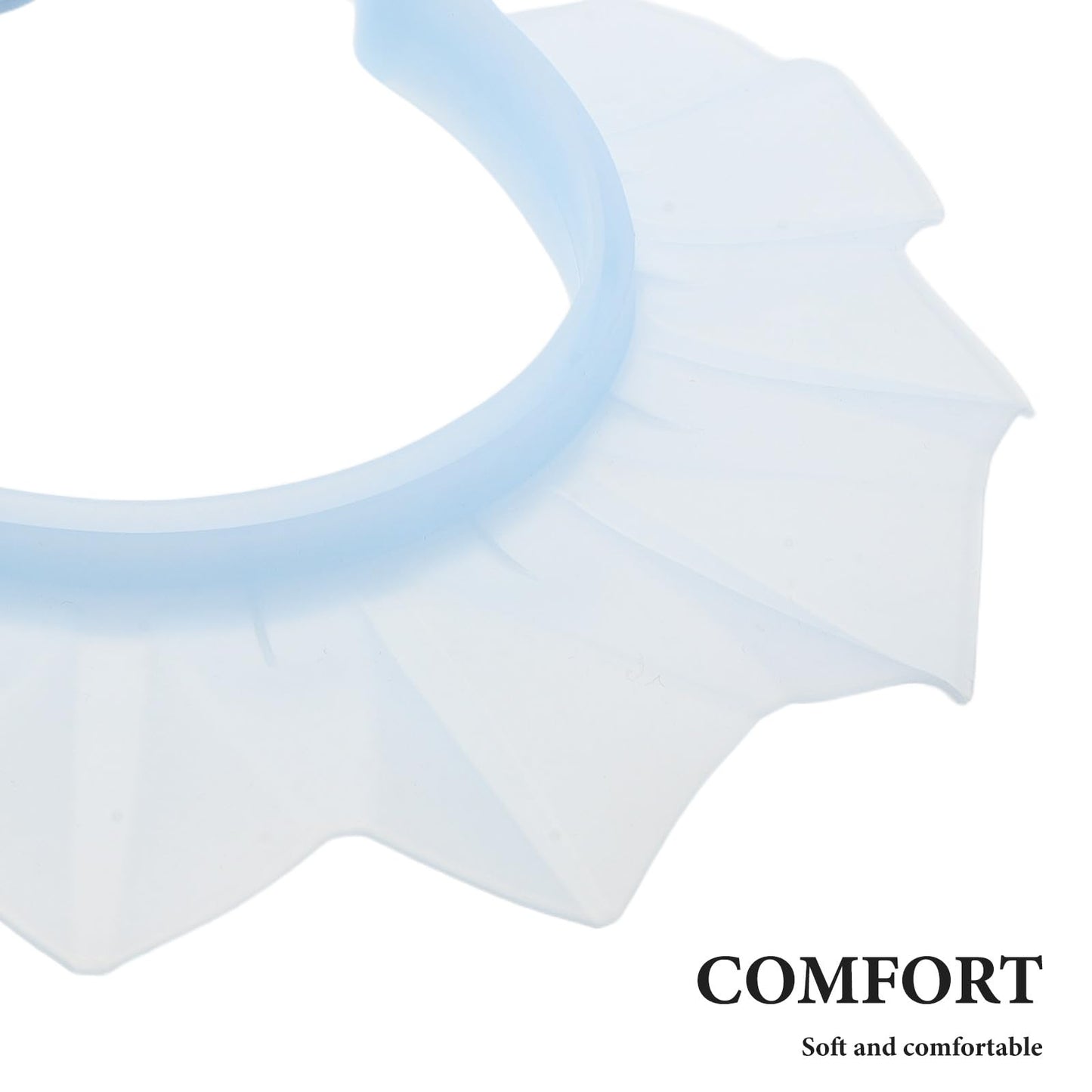 ibasenice Shower Cap Adjustable: Shampoo Bath Bathing Hat - Washing Hair Bathing Protection Shield For Elderly No Water In Eye/Ear Blue Beauty and Personal Care ibasenice