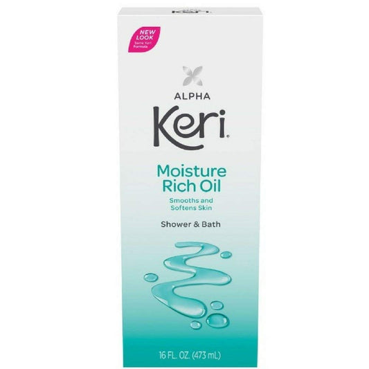 Alpha Keri Shower and Bath Moisture, Rich Oil - 16 Ounce (Value Pack of 12) Beauty and Personal Care Keri