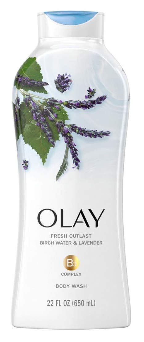 Olay Body Wash Fresh Purifying Birch Water & Lavender 22 Ounce (650ml) (3 Pack) Beauty & Personal Care Olay