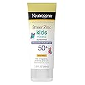Neutrogena Sheer Zinc Spf#50+ Lotion Kids 3 Ounce (88ml) (Pack of 2) Beauty & Personal Care Neutrogena