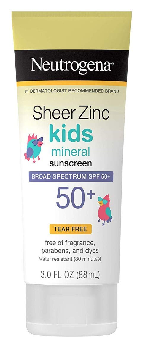 Neutrogena Sheer Zinc Spf#50+ Lotion Kids 3 Ounce (88ml) (Pack of 2) Beauty & Personal Care Neutrogena