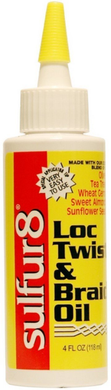 Sulfur8 Loc, Twist & Braid Oil, 4 oz (Pack of 4)