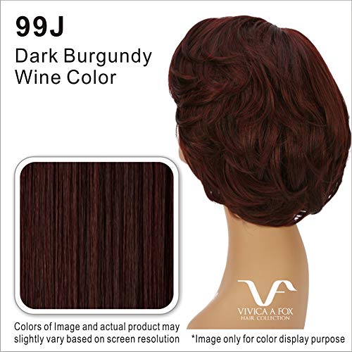 Vivica A. Fox 9" Layered Choppy Cut Bob Style Swiss Lace Front Natural Baby Hair Synthetic Wig