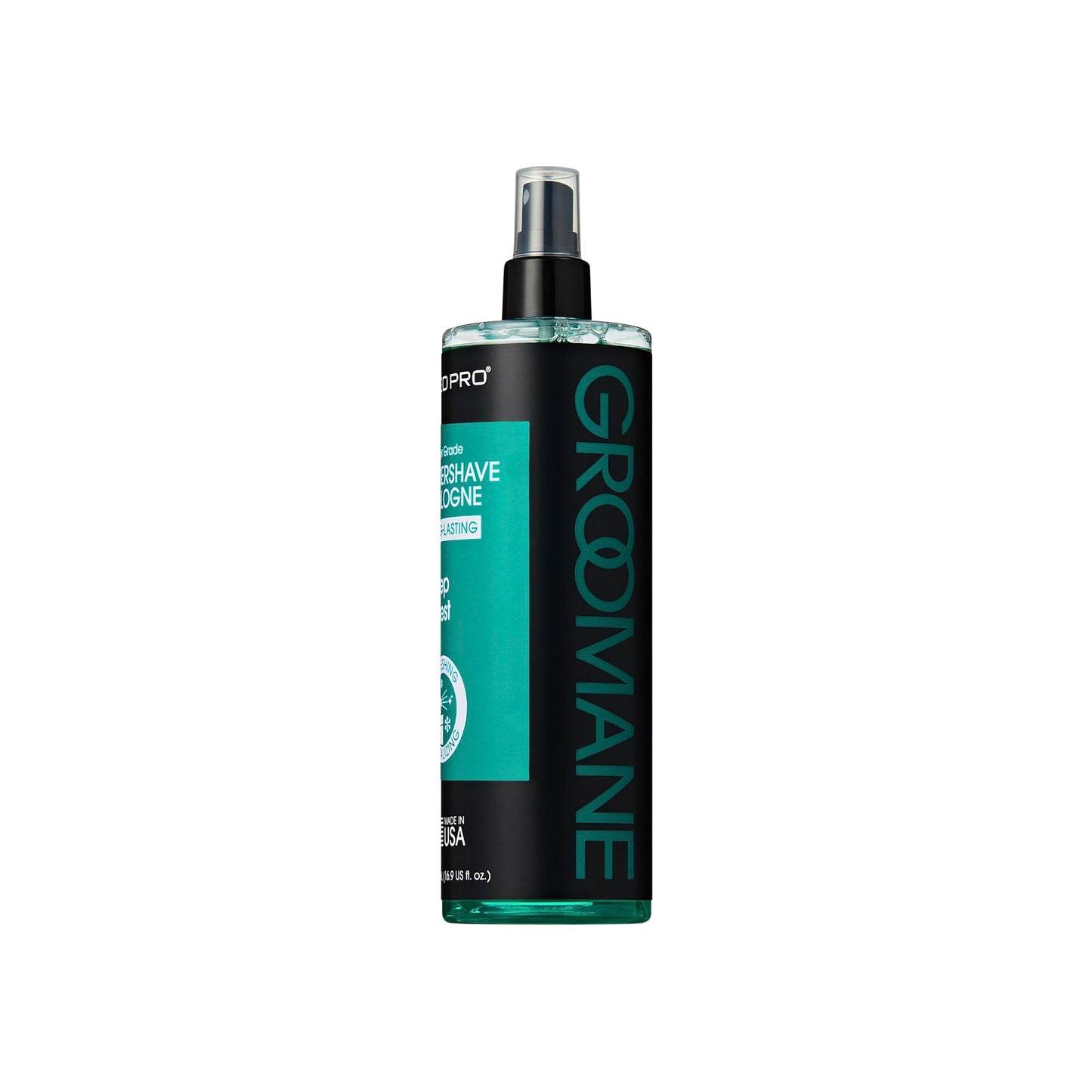 RED Pro GROOMANE Cooling Aftershave Cologne for Men, Barber-Grade Post-Shave Splash, Long-Lasting Scent, Soothes with Aloe, Fast-Drying, Tone Skin Beauty and Personal Care RED Pro