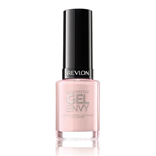 Revlon ColorStay Gel Envy Longwear Nail Polish, with Built-in Base Coat & Glossy Shine Finish, in Pink, 030 Beginner's Luck, 0.4 oz Beauty & Personal Care REVLON