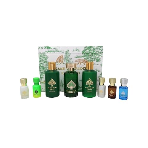 Jo Milano Diamond Edition Paris Game of Spades EMERALD 8PCS GIFT SET spray for Unisex (FRAGRANCE EXPERT'S EXCLUSIVE) Beauty & Personal Care Jo Milano