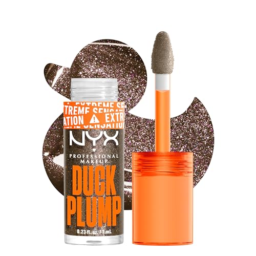 NYX PROFESSIONAL MAKEUP Duck Plump High Pigment Lip Gloss, Lip Plumper Gloss with Spicy Ginger - Onyxpected Beauty & Personal Care NYX PROFESSIONAL MAKEUP