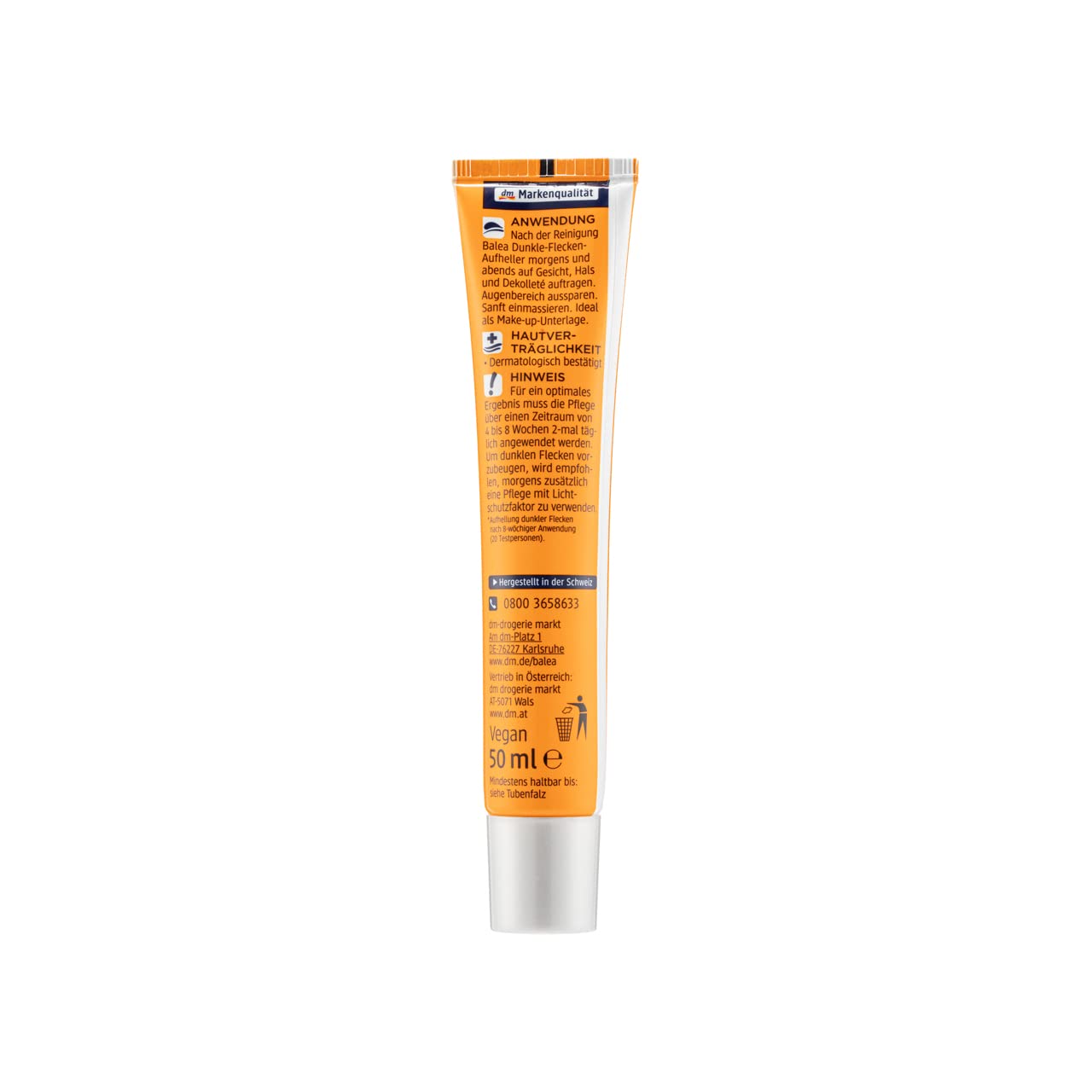 Balea Dark-Spots Brightener with Belides TM (A Highly Effective, ECOCERT Botanical Skin-Lightener) & Concentrated Vitamin C - 50ml Beauty & Personal Care Balea