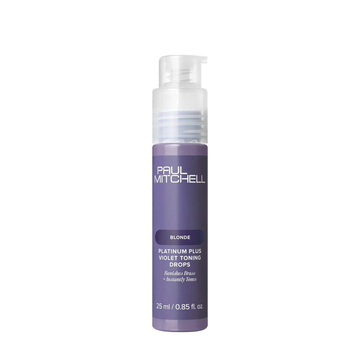 Paul Mitchell Platinum Plus Violet Toning Drops, Banishes Brass + Intensely Tones, Ideal for Blonde, Highlighted, Gray or Silver Hair, 0.85 fl. oz Beauty & Personal Care Paul Mitchell