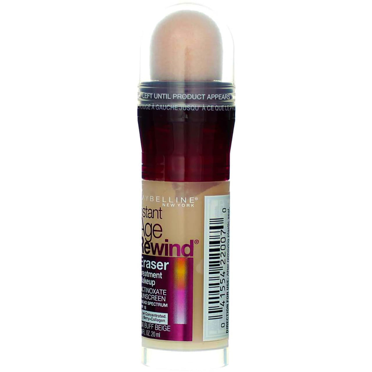 Maybelline New York Instant Age Rewind Eraser Treatment Makeup, Buff Beige [130] 0.68 oz (Pack of 2)