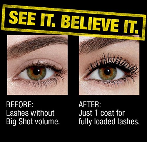 Maybelline New York Volum' Express The Colossal Big Shot Waterproof Mascara, Brownish Black, 0.32 fl. oz. Beauty & Personal Care MAYBELLINE