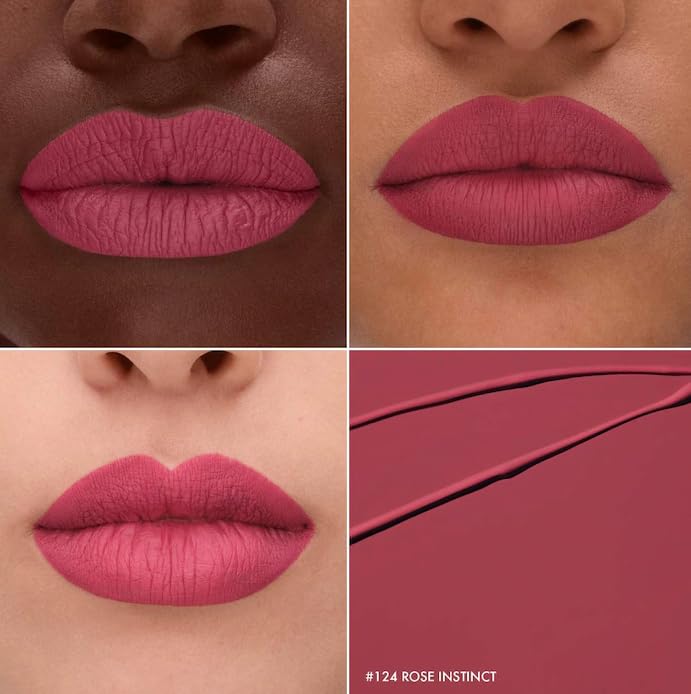 SEPHORA Collection Cream Lip Stain - 124 Rose Instinct (matte midtone rose) 0.16 oz. / 5 mL Beauty & Personal Care SEPHORA
