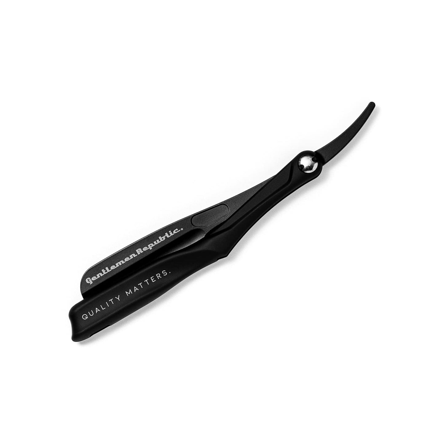 Gentlemen Republic Straight Edge Razor Holder: Premium Black Safety Razor Holder for Professional Barbers and Everyday Home Grooming - Achieve Beauty and Personal Care Gentlemen Republic