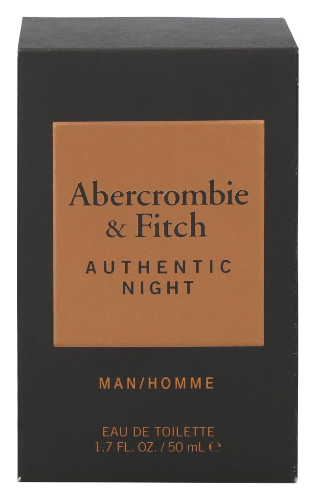 Abercrombie & Fitch Authentic Night Men EDT Spray 1.7 oz Beauty & Personal Care Abercrombie & Fitch
