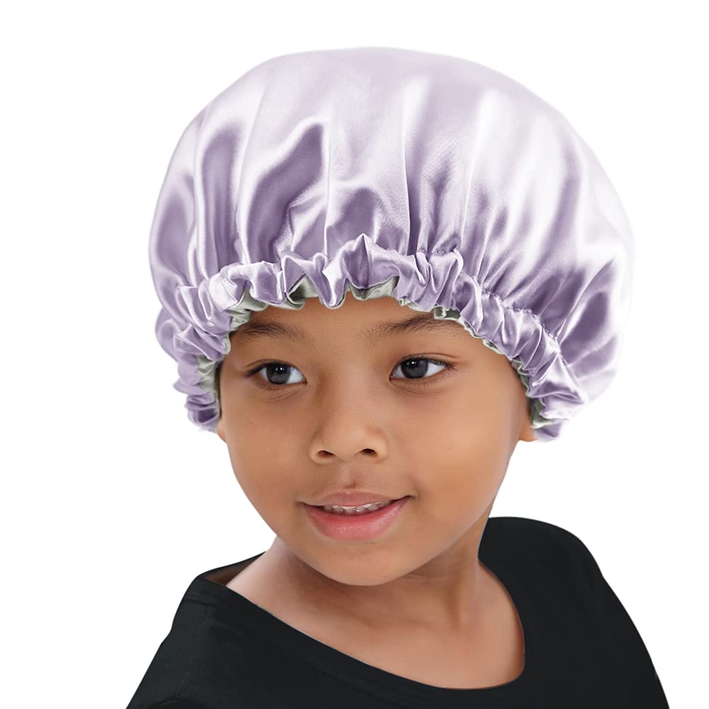 ELIHAIR Kids Satin Bonnet Sleeping Cap for Toddler Child Natural Hair Daily Beauty and Personal Care ELIHAIR