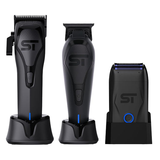 Supreme Trimmer Darkstar 72 Clipper, Trimmer & Darkstar Foil Shaver Set with Magnetic Vector Motor - 180 Min Run Time, 9000 RPM Professional Hair Beauty and Personal Care Supreme Trimmer