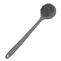 DNC Silicone Back Scrubber for Shower Bath Body Brush with Long Handle (Gray) Beauty & Personal Care DNC