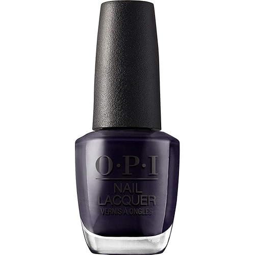 OPI Nail Lacquer Suzi & the Arctic Fox | Opaque Dark Gray Crème Chip Resistant Nail Polish | Iceland Collection Beauty & Personal Care OPI