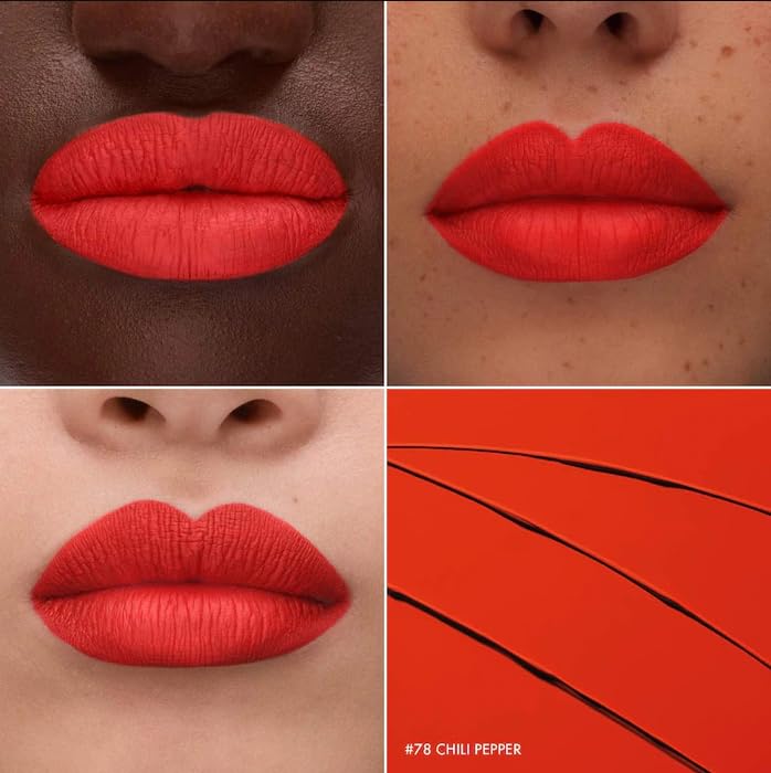 SEPHORA Collection Cream Lip Stain - 78 Chili Pepper (matte red orange) 0.16 oz. / 5 mL Beauty & Personal Care SEPHORA