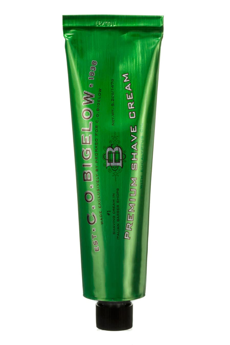 C.O. Bigelow Shaving Cream, 5.2 oz Mens Shaving Cream with Eucalyptus Oil for Sensitive Skin & All Skin Types Beauty & Personal Care C. O. Bigelow