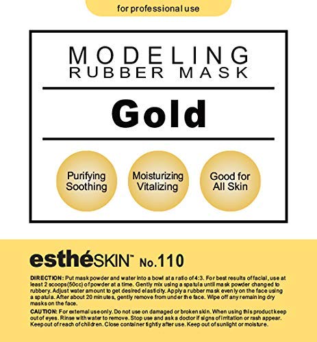 estheSKIN No.110 Gold Modeling Mask Powder for Professional Facial Treatment, 35 Oz. (1 pack) Beauty & Personal Care estheSKIN