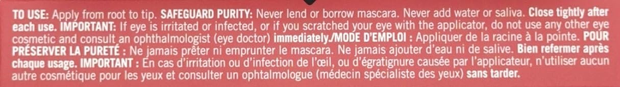 AVON fmg Glimmer Wash-Off Waterproof Mascara - Black (Lot of 3) Beauty & Personal Care CoCo-Shop