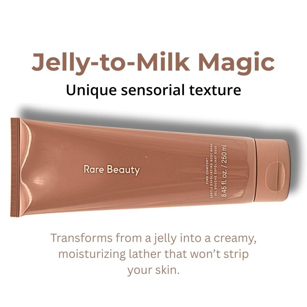 Rare Beauty Find Comfort Gentle Exfoliating Konjac Jelly Body Wash 8.45 Oz Beauty & Personal Care Rare Beauty