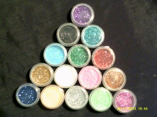 2 x 5 gram pots of pink glitter for body art / glitter tattoos Beauty & Personal Care Dazzle Glitter Tattoos