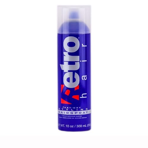 Retro Hair Fast-Dry Aerosal Styling Hairspray, 10 Fluid Ounce Beauty & Personal Care Retro