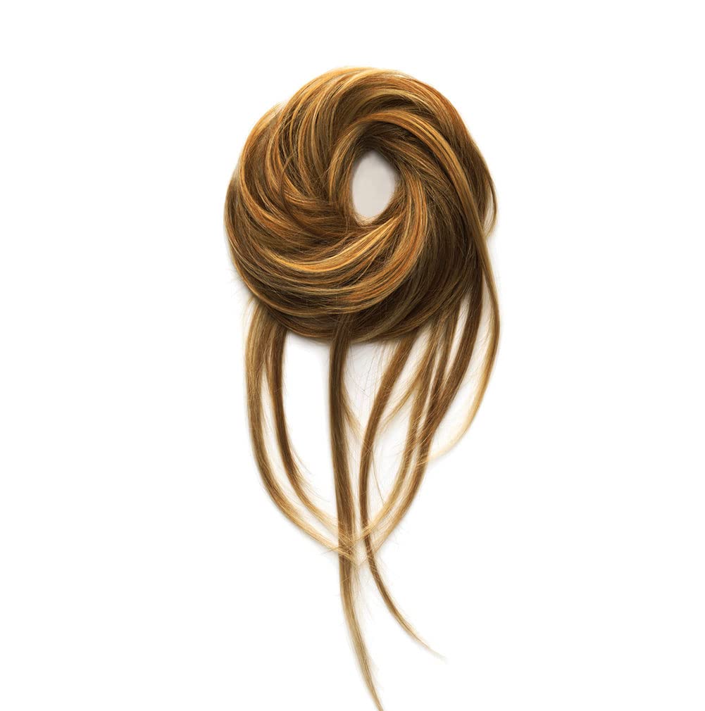 HairDo Trendy-Do Hair Wrap Color R1416T BUTTERED TOAST Up to 13" Long Tru2Life Heat Friendly Elastic Band Synthetic Updo Hairpiece