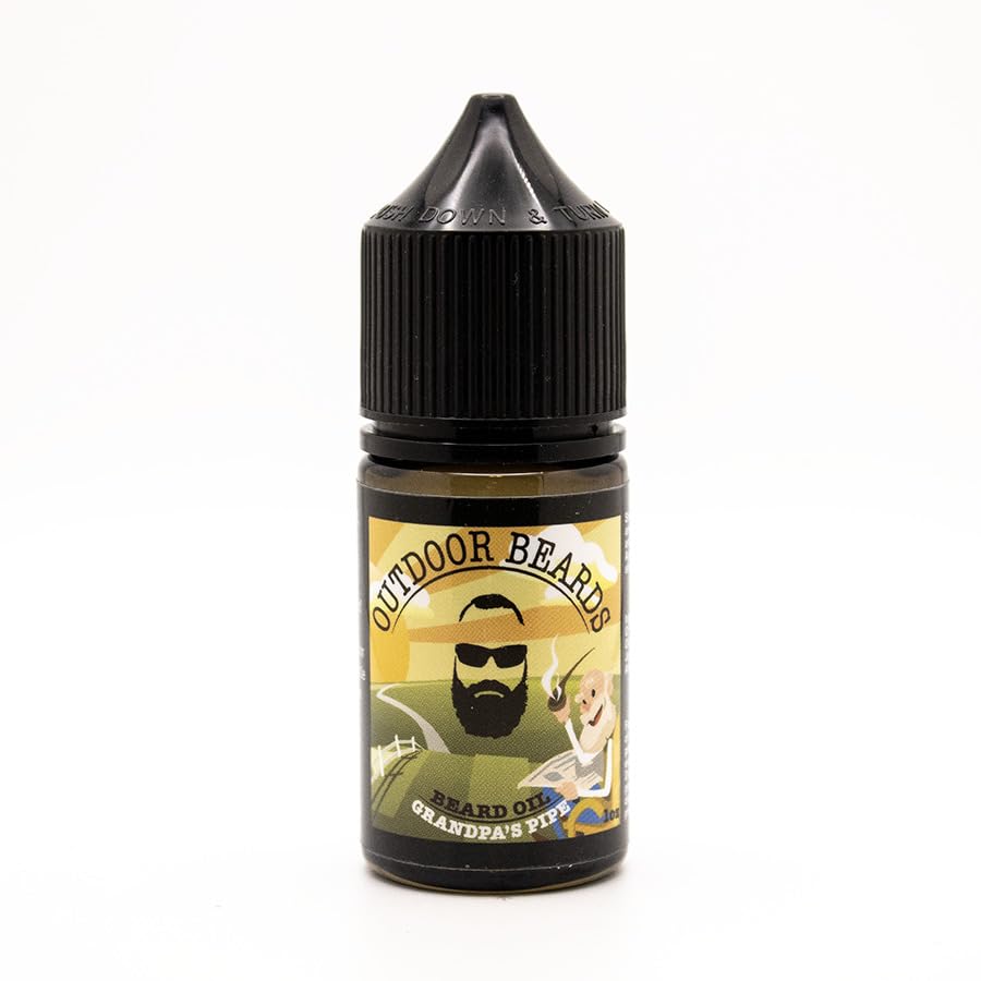 Outdoor Beards 1 oz Beard Oil - Infused Beard Oil to Support Beard Softness & Beard Growth - Naturally Scented Oil for Beard Care - Daily Use Beard Beauty and Personal Care Outdoor Beards