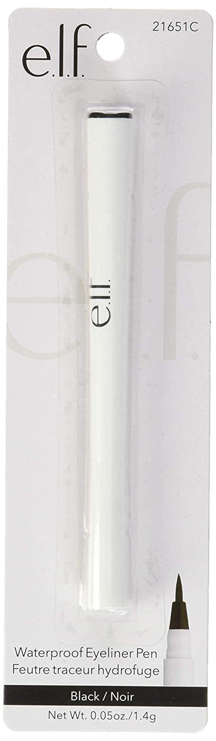 e.l.f. Eyeliner Pen with FeltTip Applicator, Black, 0.05 Fl Oz Beauty & Personal Care e.l.f.