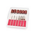 ZXUY 6pc Nail Drill Bits for Machine Replacement 3/32" Shank Size Acrylic Art Beauty & Personal Care ZXUY