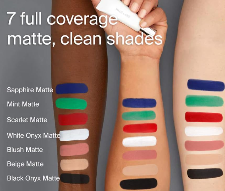 HAUS LABS BY LADY GAGA Hy-Power Eye, Cheek & Lip Paint in Black Onyx Matte & Complimentary Sheet Masque Beauty & Personal Care HAUS LABS BY LADY GAGA