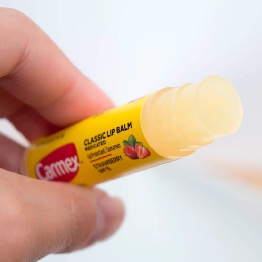 Carmex Cold Sore Relievers Carmex Daily Care Moisturizing Lip Balm Strawberry Spf 15, 0.15 Oz Beauty & Personal Care Carmex