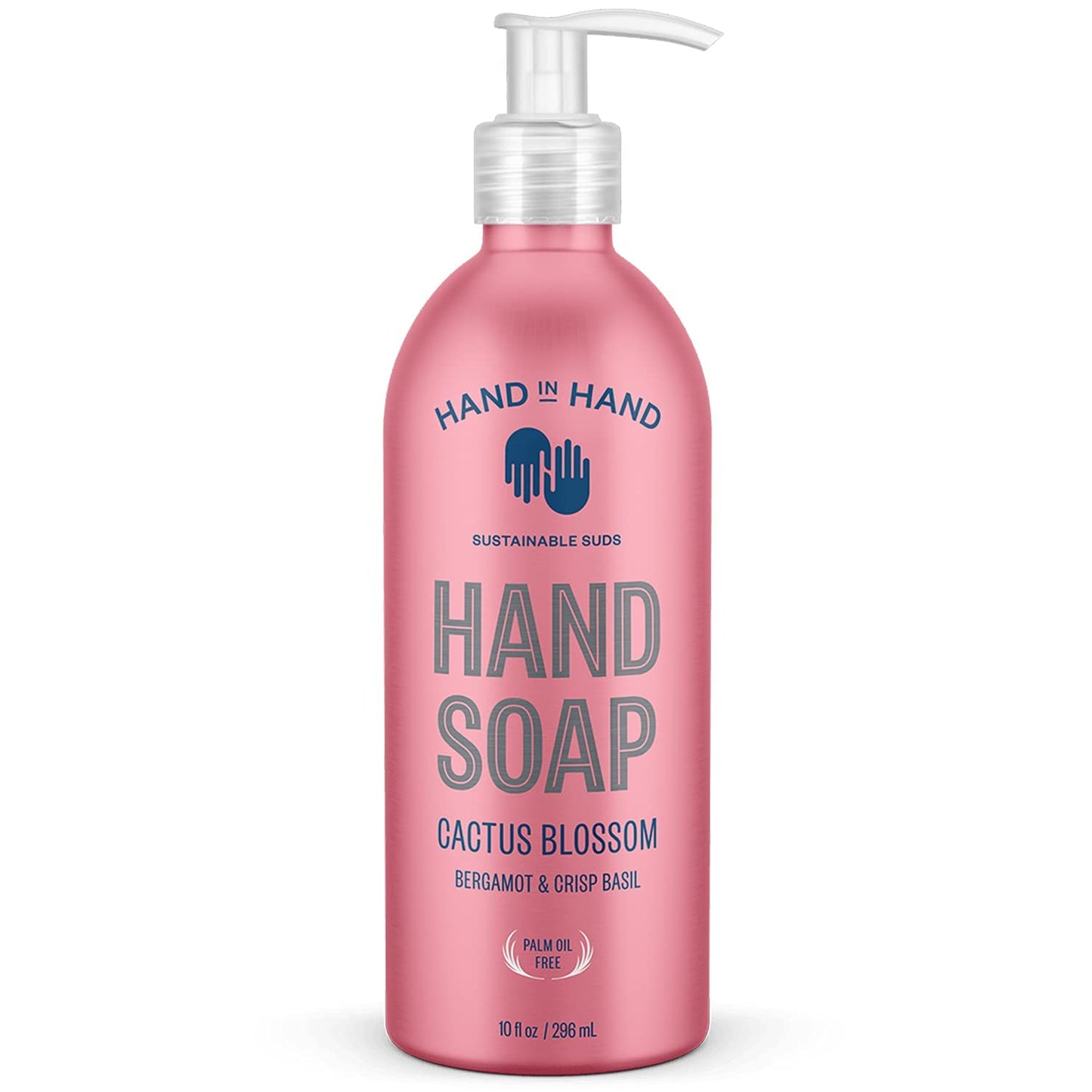 Hand In Hand, Bergamot & Crisp Basil Cactus Blossom Hand Soap, 10 Fl Oz Beauty & Personal Care Hand in Hand