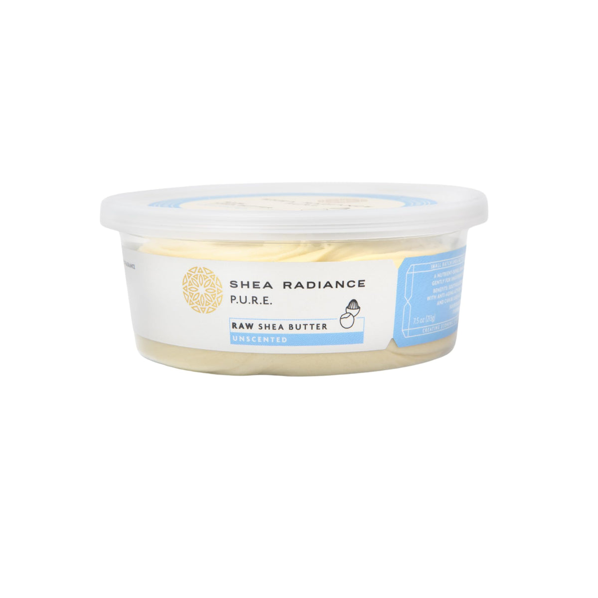 Shea Radiance P.U.R.E Raw Shea Butter | 100% Natural & Unrefined Body Butter | Soothes, Softens, & Increases Collagen | Long Lasting Moisture |