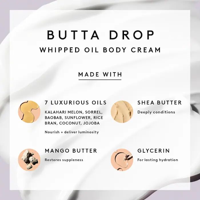 Butta Drop Whipped Oil Body Cream with Tropical Oils + Shea Butter Beauty & Personal Care Fenty Skin